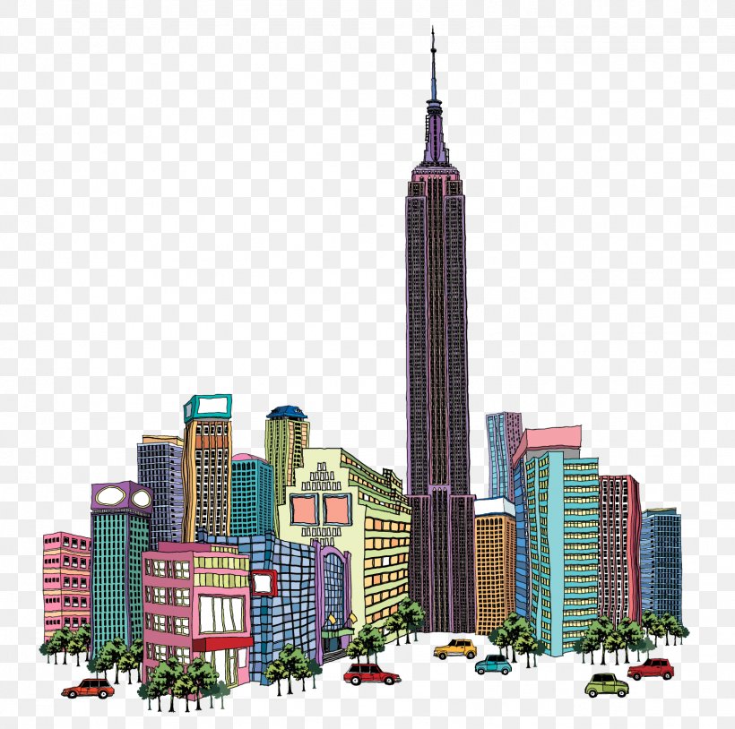 Empire State Building High-rise Building, PNG, 1597x1586px, Empire State Building, Architecture, Building, City, Cityscape Download Free