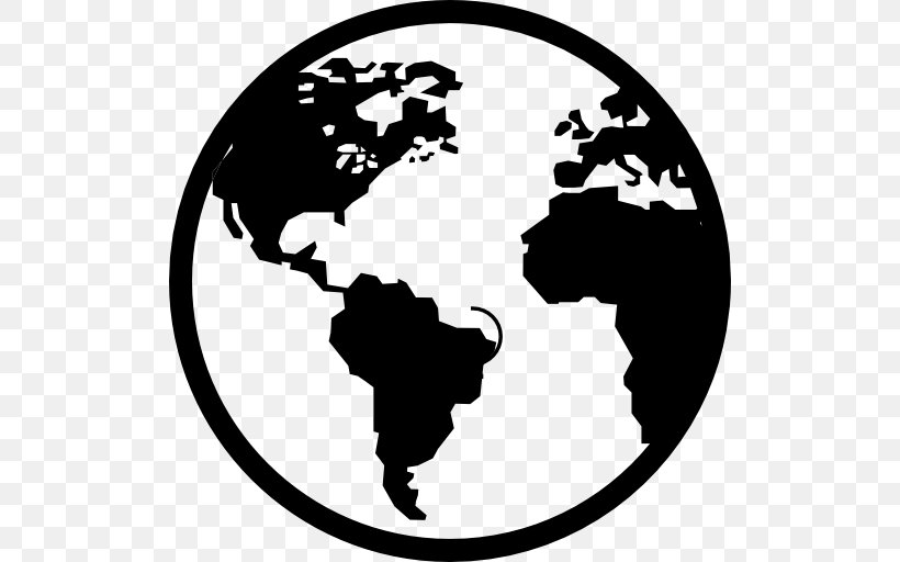 Globe World Earth, PNG, 512x512px, Globe, Black And White, Earth, Earth Symbol, Human Behavior Download Free