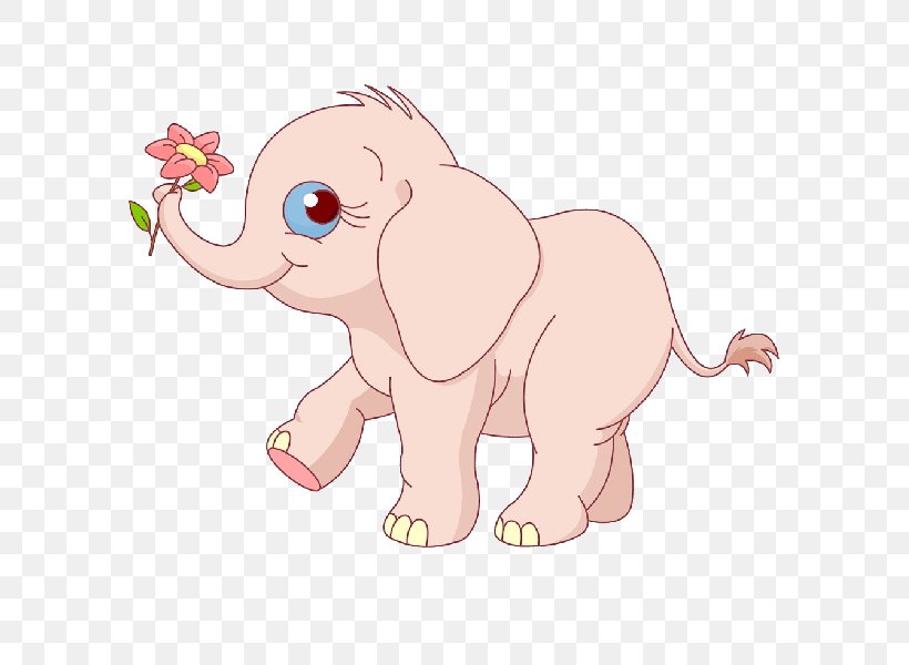 Indian Elephant African Elephant Mammal, PNG, 600x600px, Watercolor, Cartoon, Flower, Frame, Heart Download Free