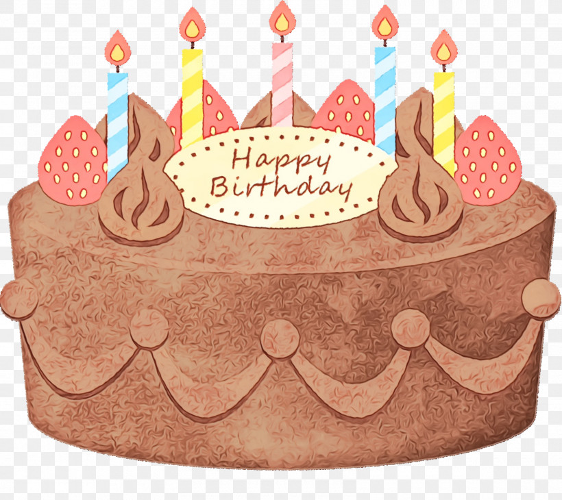 Birthday Cake, PNG, 1600x1426px, Watercolor, Birthday, Birthday Cake, Buttercream, Cake Download Free