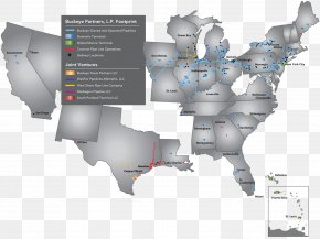 Map - Buckeye Partners Pipeline Transportation Petroleum Map NYSE:BPL PNG