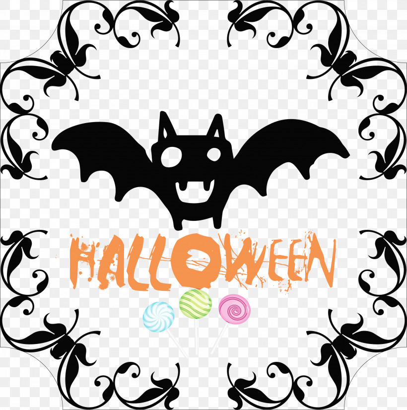 Cat Dog Meter Cartoon Line, PNG, 2976x3000px, Happy Halloween, Batm, Black M, Cartoon, Cat Download Free