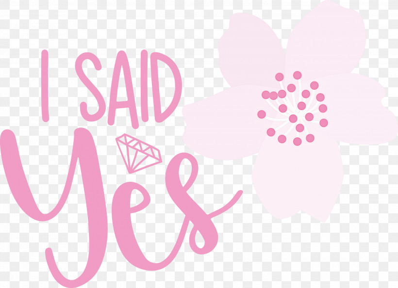 I Said Yes She Said Yes Wedding, PNG, 3000x2175px, I Said Yes, Flower, Logo, Meter, She Said Yes Download Free