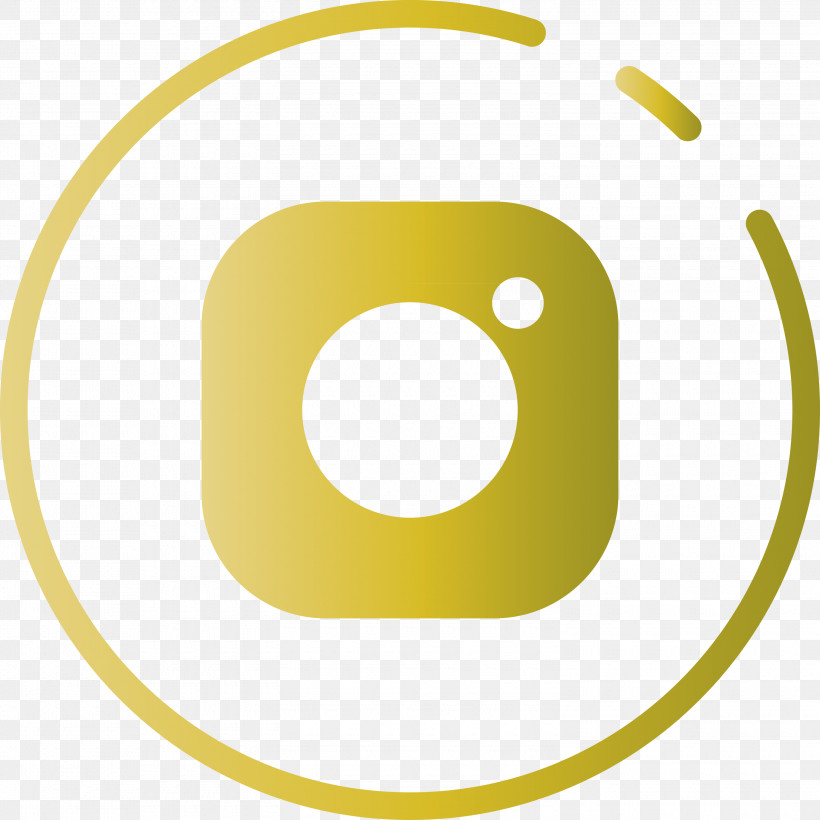 Instagram Logo Icon, PNG, 3000x3000px, Instagram Logo Icon, Line, Meter, Yellow Download Free