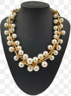 Necklace - Pearl Earring Necklace Costume Jewelry Jewellery PNG