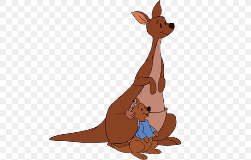 Roo Kanga Winnie-the-Pooh Eeyore Rabbit, PNG, 500x522px, Roo, Carnivoran, Cartoon, Character, Christopher Robin Download Free