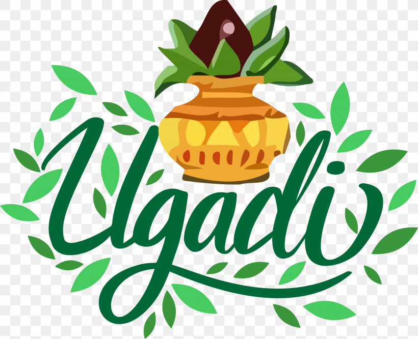 Ugadi Yugadi Hindu New Year, PNG, 3000x2438px, Ugadi, Hindu New Year, Leaf, Logo, Plant Download Free