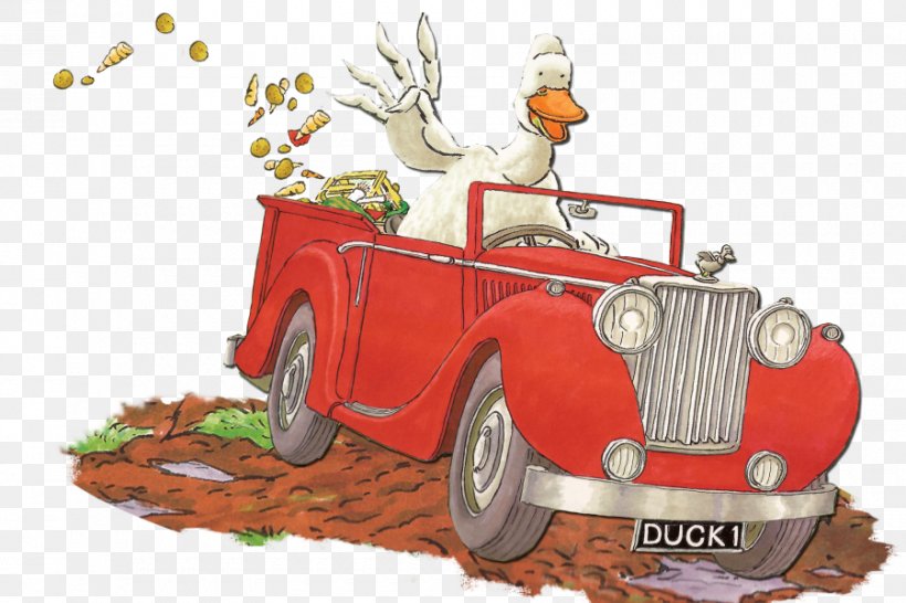 Antique Car Duck In The Truck Clip Art, PNG, 900x600px, Car, Antique Car, Automotive Design, Book, Cartoon Download Free