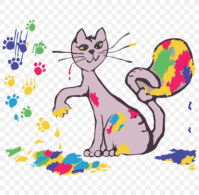 Cat Clip Art, PNG, 800x800px, Cat, Animal Track, Area, Art, Artwork Download Free