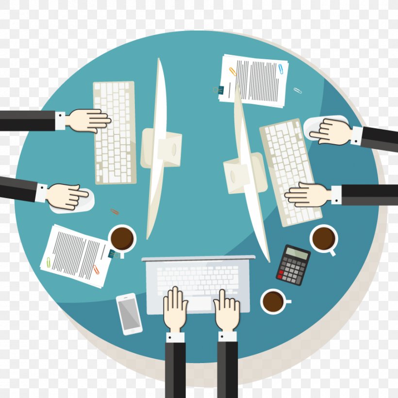 Coworking Euclidean Vector Meeting Illustration, PNG, 900x900px, Coworking, Business, Cable, Electronics Accessory, Industry Download Free