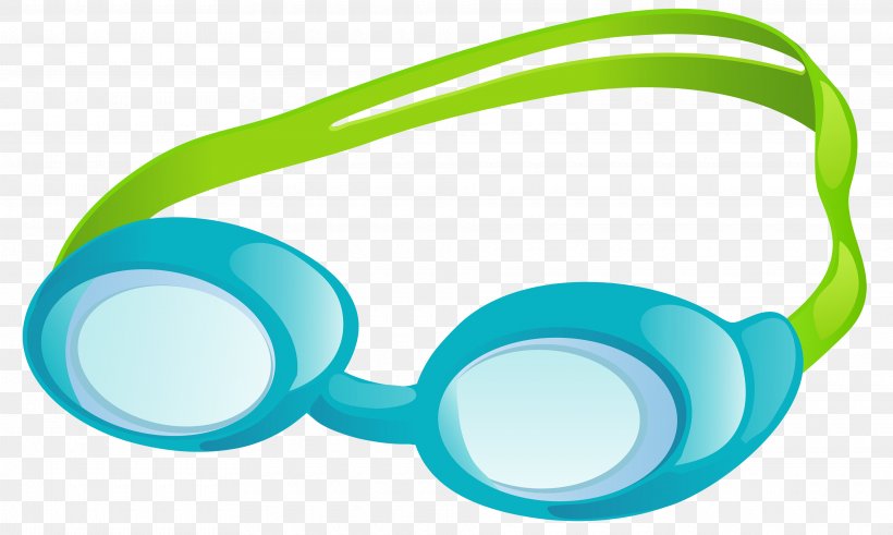 Goggles Glasses Laboratory Clip Art, PNG, 3840x2300px, Goggles, Aqua, Blue, Brand, Cartoon Download Free