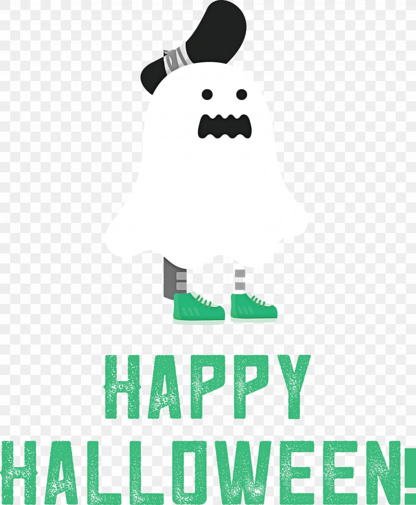 Happy Halloween, PNG, 2467x3000px, Happy Halloween, Geometry, Green, Line, Logo Download Free