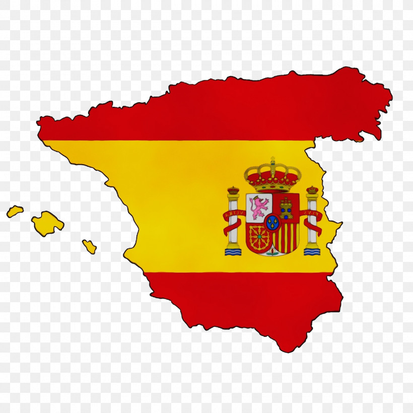 Logo Flag Of Spain Area Spain Flag, PNG, 1280x1280px, Watercolor, Area, Flag, Flag Of Spain, Logo Download Free