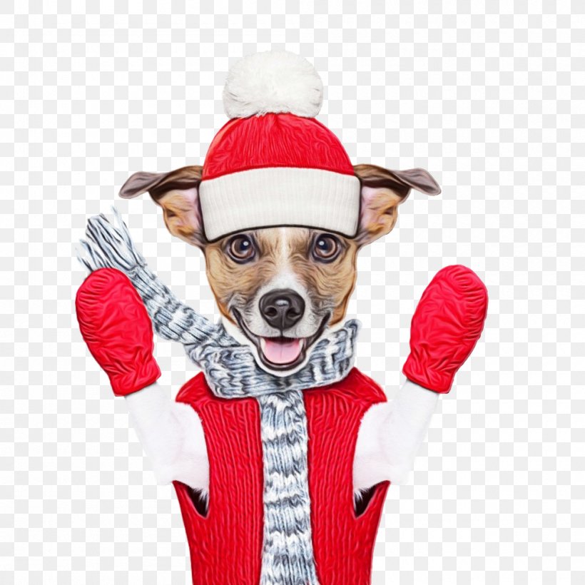 Santa Claus, PNG, 1000x1000px, Watercolor, Christmas, Companion Dog, Costume, Dog Download Free