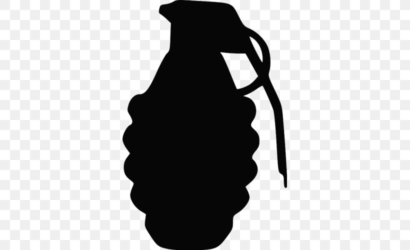 Silhouette Granada Grenade Drawing Photography, PNG, 500x500px, Silhouette, Black, Black And White, Drawing, Finger Download Free