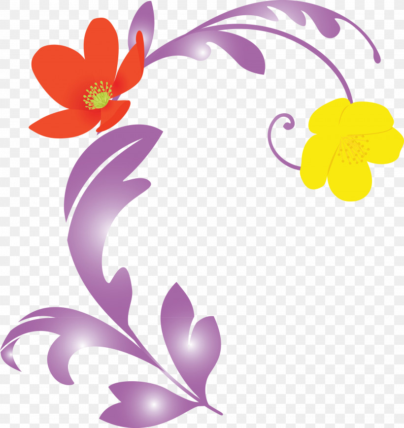 Spring Frame Decoration Frame, PNG, 2829x3000px, Spring Frame, Decoration Frame, Flower, Leaf, Pedicel Download Free