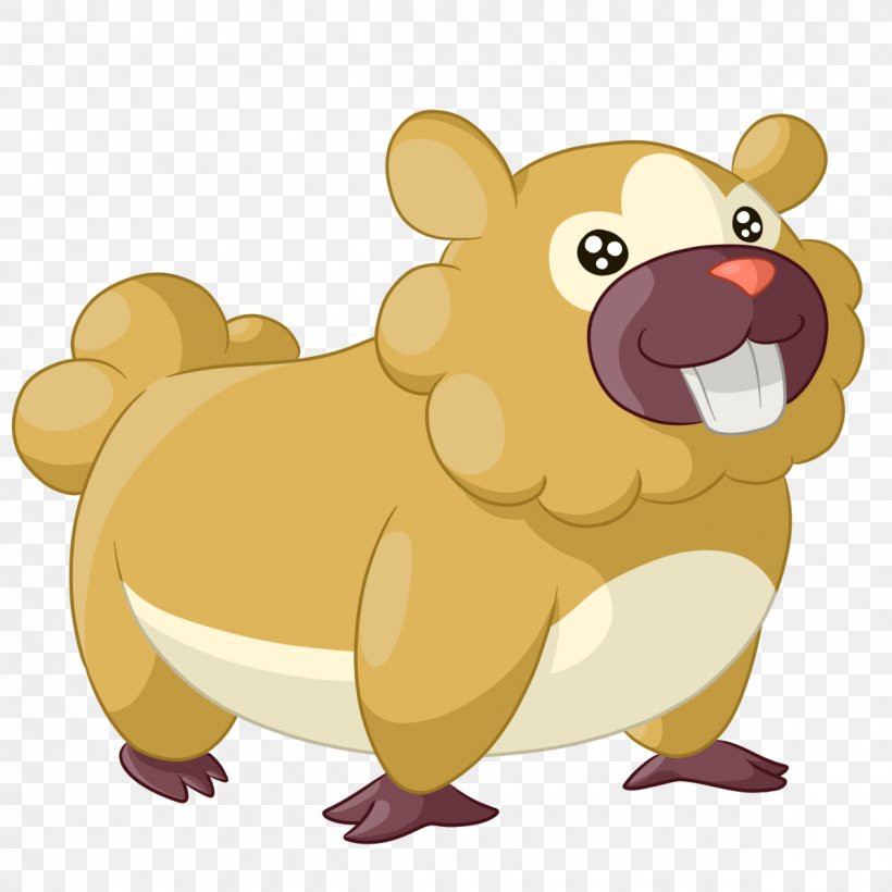 Bidoof Cat Cartoon Rodent Clip Art, PNG, 1200x1200px, Bidoof, Animal Figure, Animated Cartoon, Animation, Art Download Free