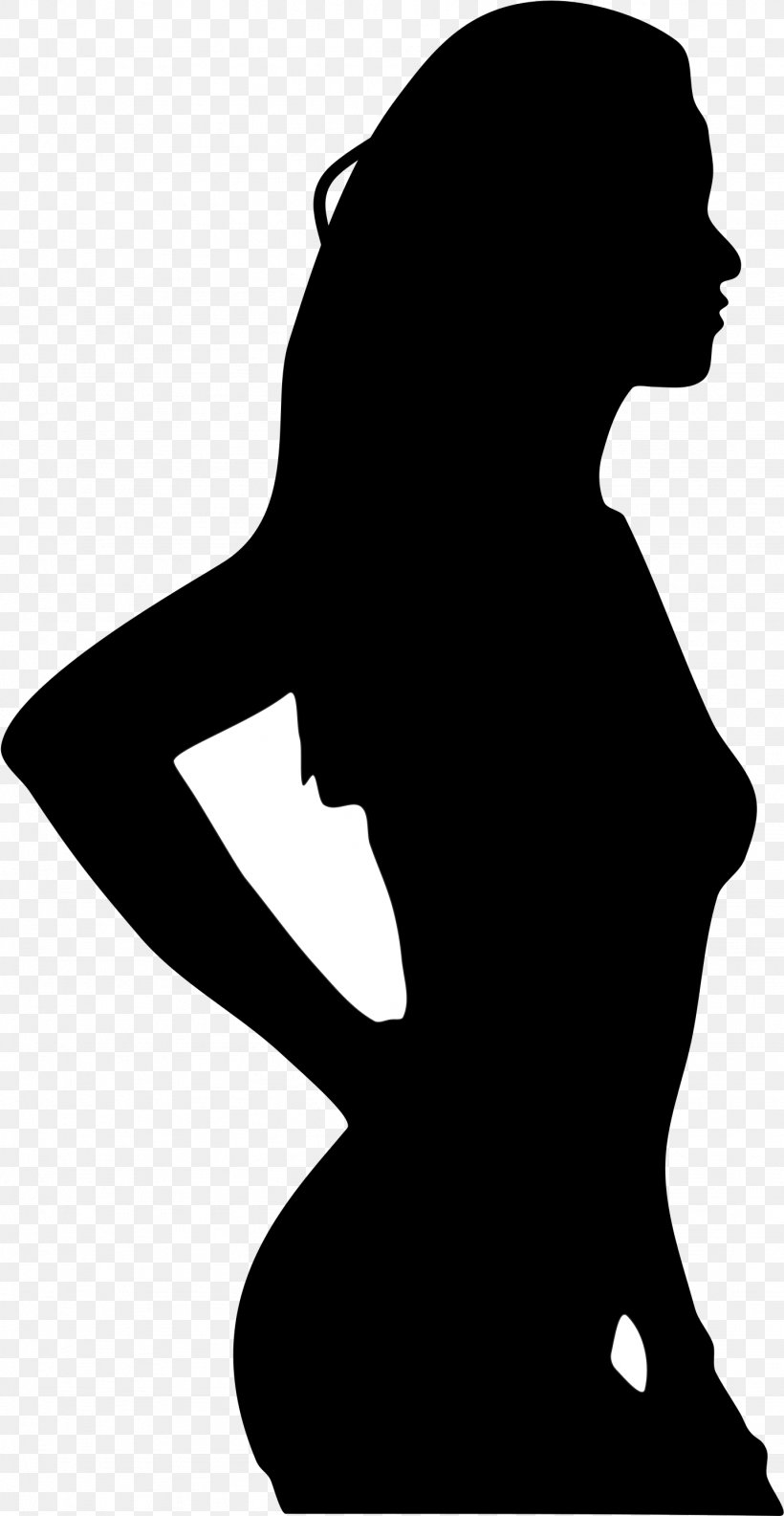 Clip Art Silhouette Woman Vector Graphics, PNG, 1434x2773px, Silhouette, Black, Blackandwhite, Human, Joint Download Free