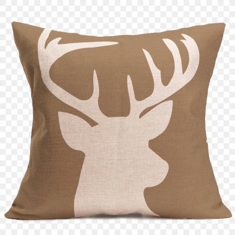 Deer Throw Pillows Couch Cushion, PNG, 1043x1043px, Deer, Couch, Cushion, Garage, Head Download Free