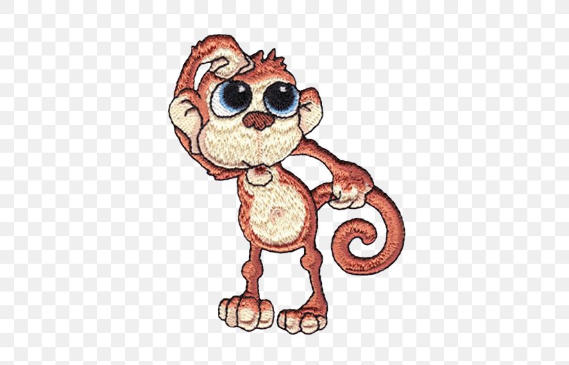 Machine Embroidery Monkey Pattern, PNG, 526x526px, Embroidery, Animal, Art, Canidae, Carnivoran Download Free
