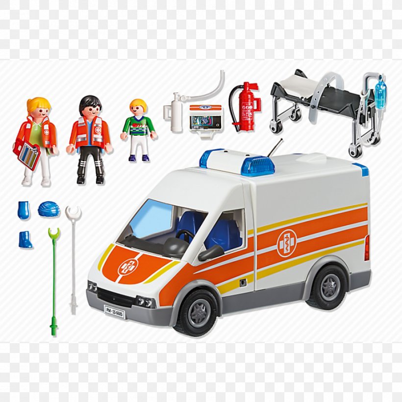 PLAYMOBIL Ziekenwagen Met Licht En Geluid 6685 Ambulance With Lights And Sound Toy, PNG, 900x900px, Playmobil, Ambulance, Automotive Design, Car, Emergency Vehicle Download Free