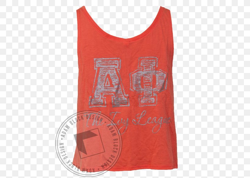 T-shirt Sleeveless Shirt Outerwear Font, PNG, 464x585px, Tshirt, Active Tank, Orange, Outerwear, Peach Download Free