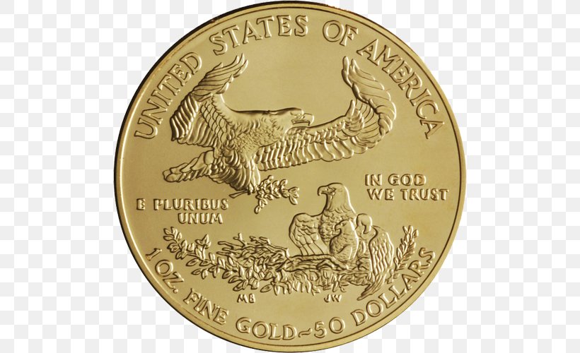Bullion Coin American Gold Eagle, PNG, 500x500px, Coin, American Gold Eagle, Apmex, Bronze Medal, Bullion Download Free