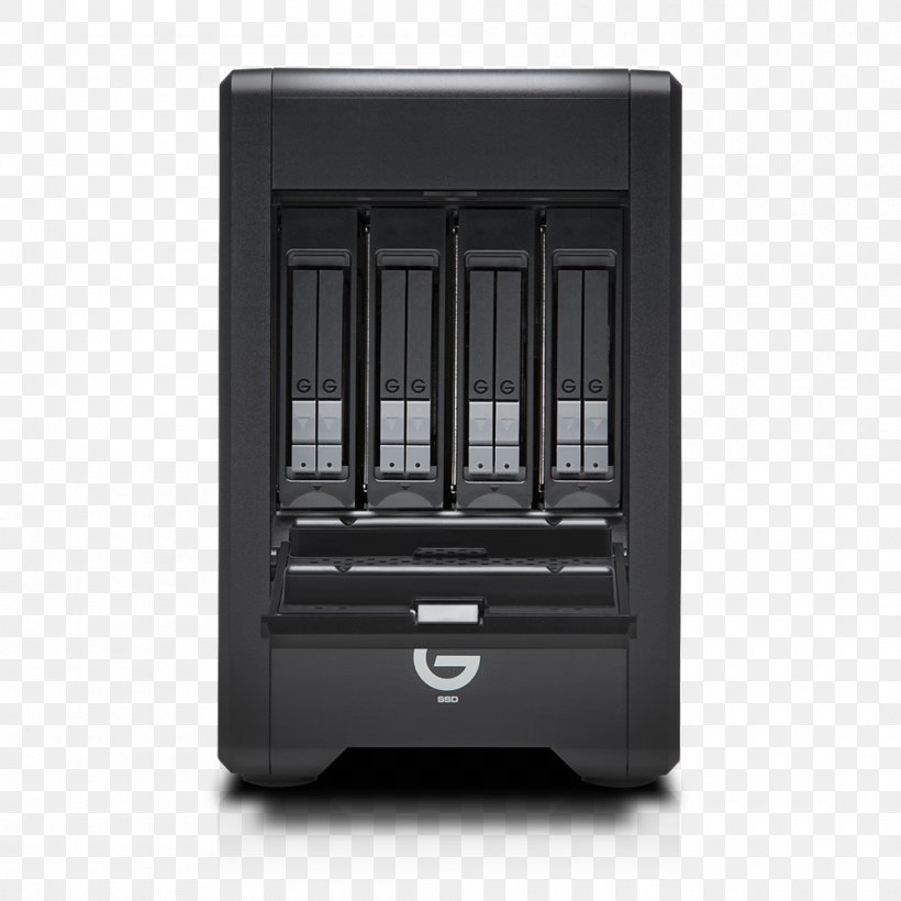 Computer Cases & Housings Solid-state Drive G-Technology RAID, PNG, 1000x1000px, Computer Cases Housings, Computer Case, Computer Data Storage, Computer Hardware, Desktop Replacement Computer Download Free