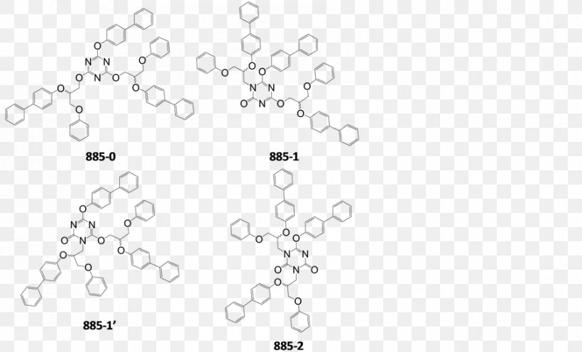 Cyanurate Chemistry 1,3,5-Triazine Cyanuric Acid, PNG, 903x547px, Chemistry, Area, Black And White, Body Jewelry, Cyanate Download Free