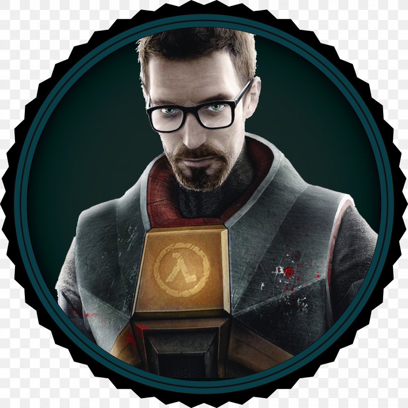 Half-Life 2: Episode Three Android Gordon Freeman, PNG, 3125x3125px, Halflife 2, Android, Eyewear, Facial Hair, Gentleman Download Free