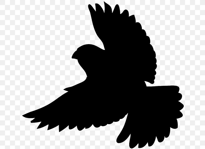 Bird Silhouette Clip Art, PNG, 650x594px, Bird, Beak, Bird Flight, Bird Of Prey, Black And White Download Free