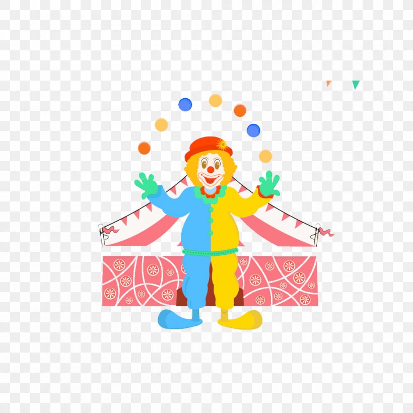 It Clown Circus Image Juggling, PNG, 1000x1000px, Clown, Cartoon, Circus, Circus Clown, Clown Car Download Free