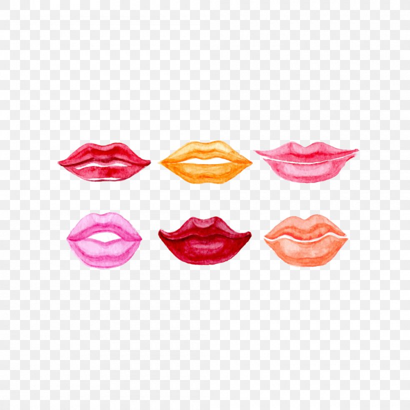 Lip Euclidean Vector Painting, PNG, 1000x1000px, Lip, Drawing, Heart, Line Segment, Lipstick Download Free
