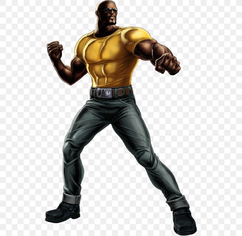 Luke Cage Iron Fist Jessica Jones Daredevil Black Panther, PNG, 517x800px, Luke Cage, Action Figure, Aggression, Black Panther, Bodybuilder Download Free