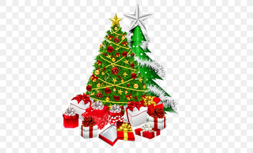 Santa Claus Christmas Tree Gift Clip Art, PNG, 610x496px, Santa Claus, Christmas, Christmas Decoration, Christmas Gift, Christmas Ornament Download Free