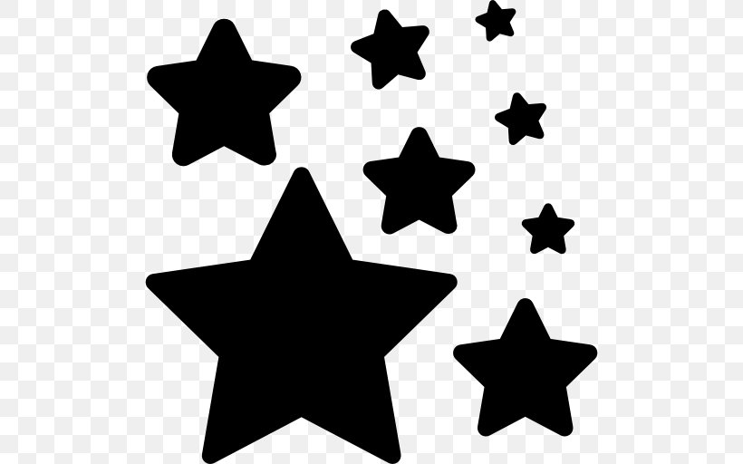 Silhouette Star Clip Art, PNG, 512x512px, Silhouette, Black And White, Drawing, Fivepointed Star, Point Download Free