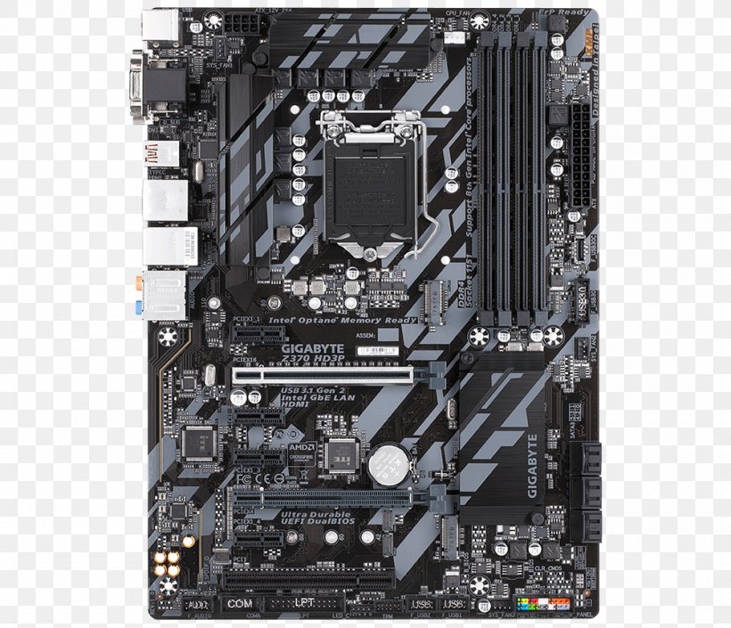 Intel LGA 1151 ATX Motherboard Gigabyte Technology, PNG, 1000x860px, Intel, Asus Prime Z370a, Atx, Computer Accessory, Computer Case Download Free
