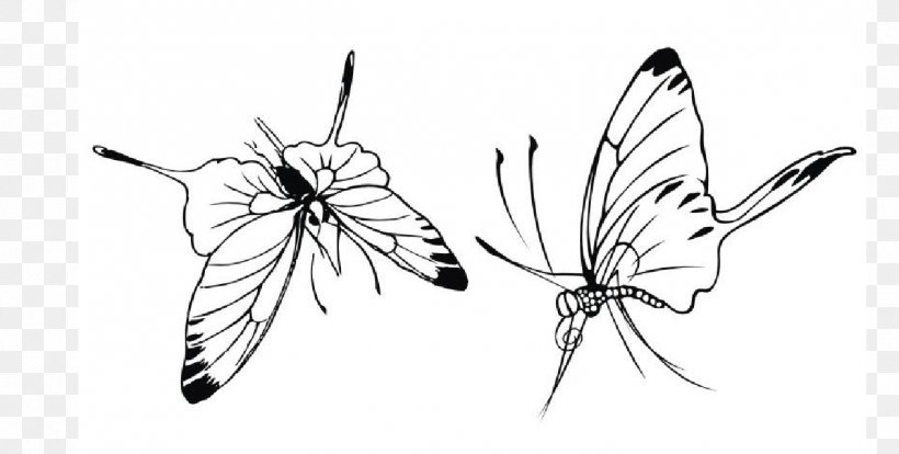 Monarch Butterfly Gongbi 当代工笔人物画精品心解: 何家英 Painter Sketch, PNG, 1263x638px, Monarch Butterfly, Art, Arthropod, Artwork, Black And White Download Free