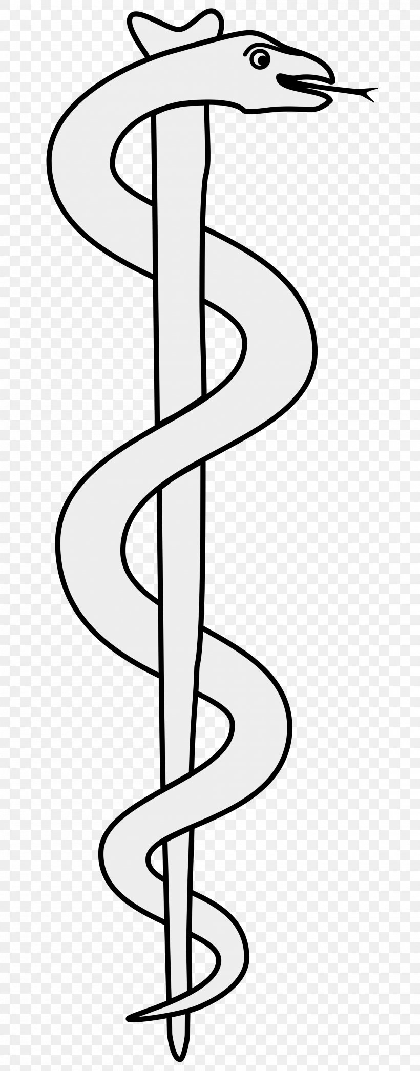 Rod Of Asclepius Greek Mythology Wikipedia Staff Of Hermes, PNG, 2000x5100px, Rod Of Asclepius, Area, Arm, Art, Asclepius Download Free