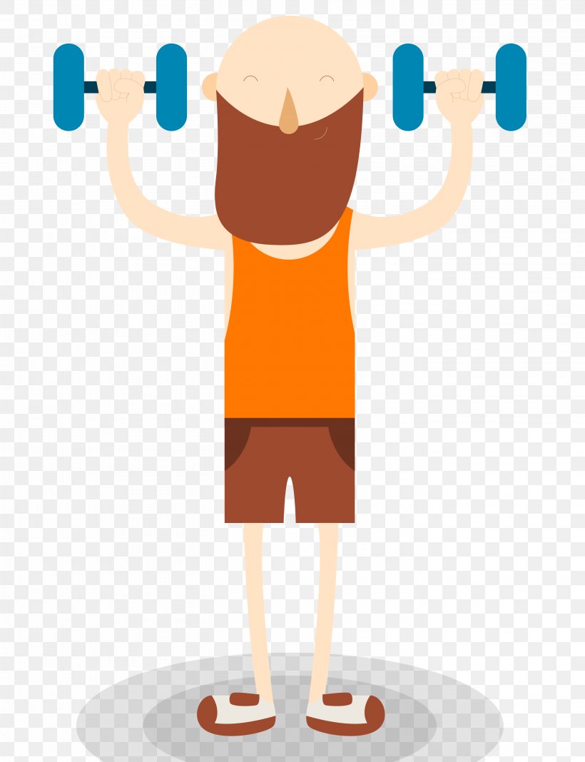 Cartoon, PNG, 2822x3676px, Cartoon, Barbell, Designer, Drawing, Joint Download Free