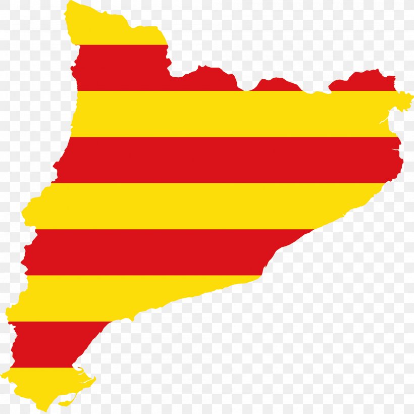 Catalonia Catalan Independence Referendum, 2017 Estelada Flag Map, PNG, 2000x2000px, Catalonia, Area, Catalan, Catalan Independence Movement, Estelada Download Free