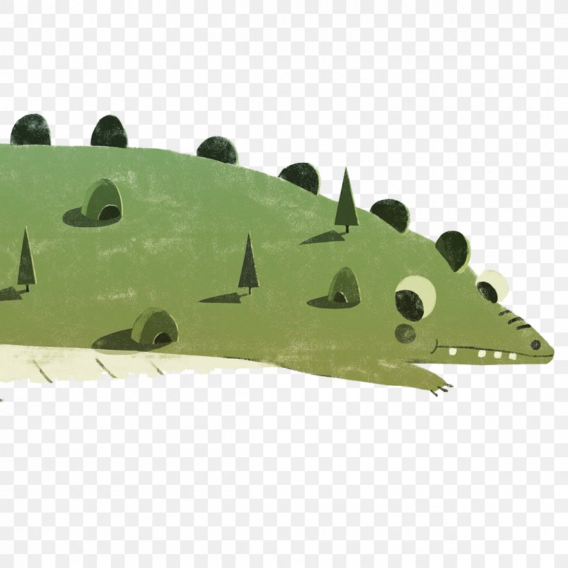 Crocodile Cartoon Illustration, PNG, 1200x1200px, Crocodile, Amphibian, Cartoon, Crocodile Clip, Crocodiles Download Free