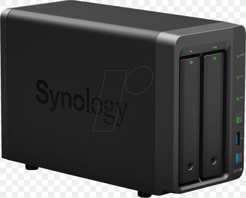 Network Storage Systems Synology Inc. Synology Disk Station DS118 Hard Drives Synology DiskStation DS715, PNG, 899x725px, Network Storage Systems, Computer Component, Computer Hardware, Disk Array, Electronic Device Download Free