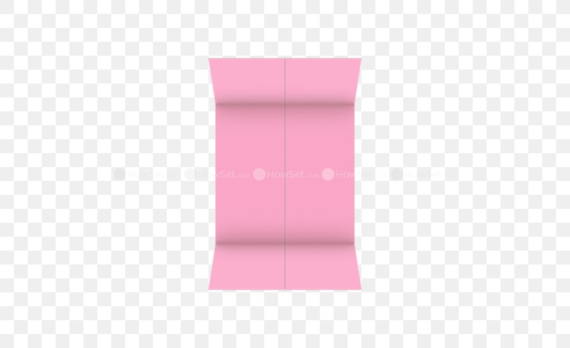 Paper Origami Rectangle 3-fold, PNG, 500x500px, Paper, Magenta, Origami, Otkritie, Pink Download Free