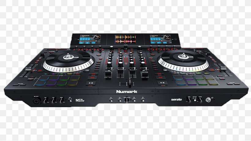 DJ Controller Audio Mixers Numark Industries Disc Jockey, PNG, 960x540px, Watercolor, Cartoon, Flower, Frame, Heart Download Free