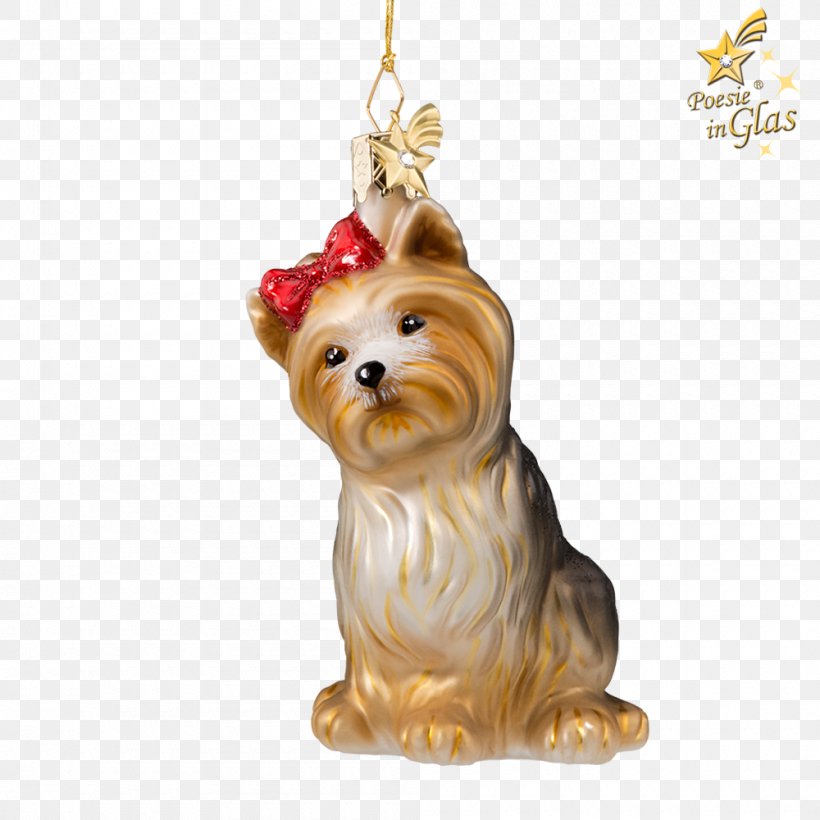 Yorkshire Terrier Cairn Terrier Christmas Ornament Rothenburg Ob Der Tauber Glass, PNG, 1000x1000px, Yorkshire Terrier, Breed, Cairn Terrier, Carnivoran, Christmas Download Free