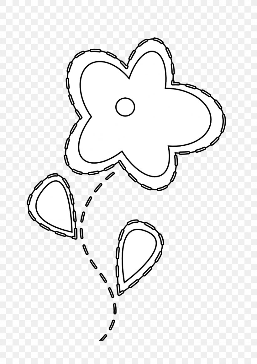 Black And White Flower Easter Valentine's Day Clip Art, PNG, 999x1413px, Watercolor, Cartoon, Flower, Frame, Heart Download Free