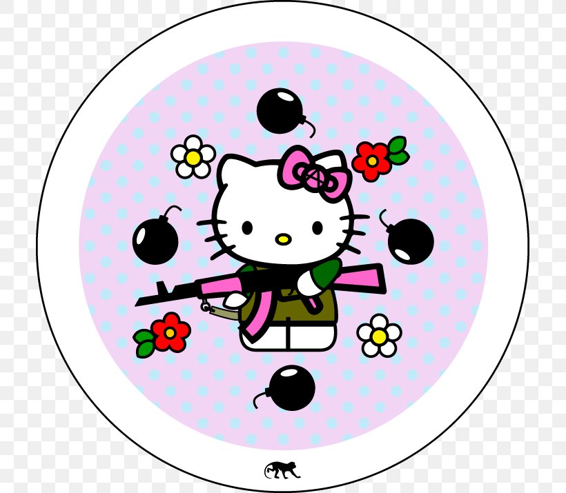 Hello Kitty Desktop Wallpaper Sanrio Wallpaper, PNG, 715x715px, Hello Kitty, Area, Character, Decal, Interior Design Services Download Free