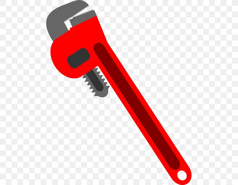 Pipe Wrench Plumbing Clip Art, PNG, 501x640px, Wrench, Adjustable Spanner, Hardware, Monkey Wrench, Pipe Download Free