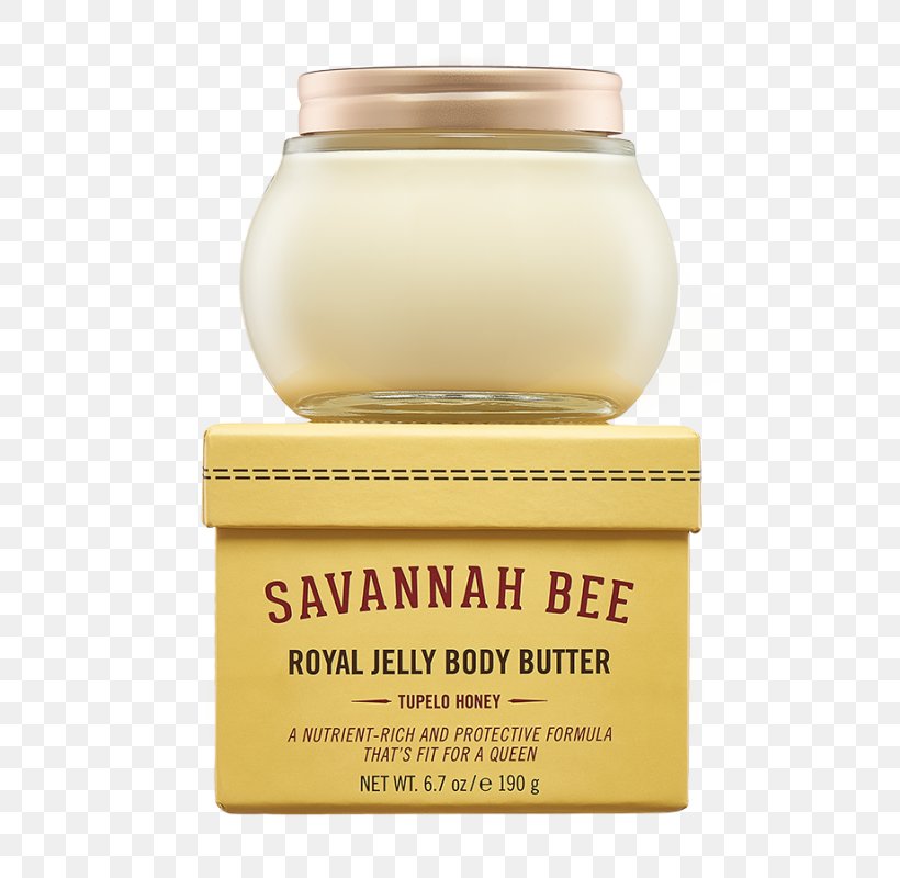 Savannah Bee Company Royal Jelly Body Butter Lotion Honey, PNG, 800x800px, Bee, Bee Tree, Beehive, Beeswax, Butter Download Free
